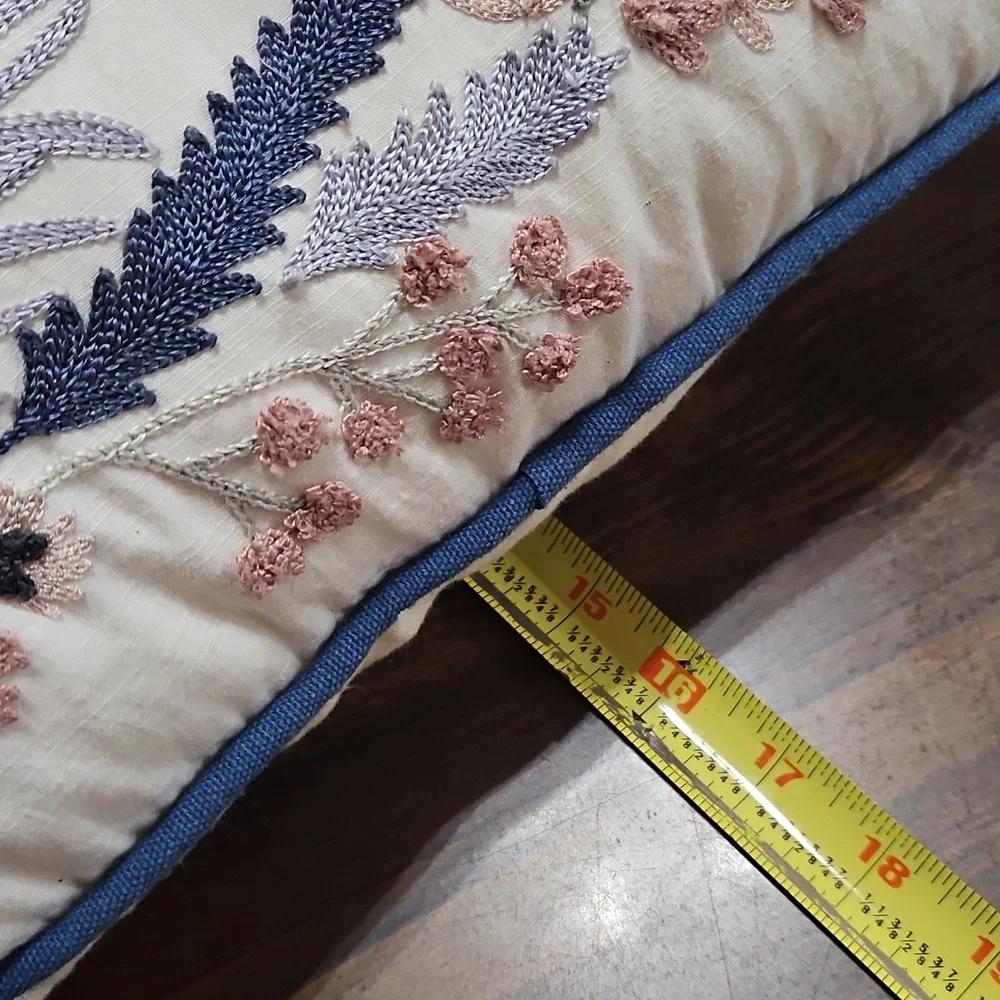 Pier 1 Multicolor Floral Accent Pillow